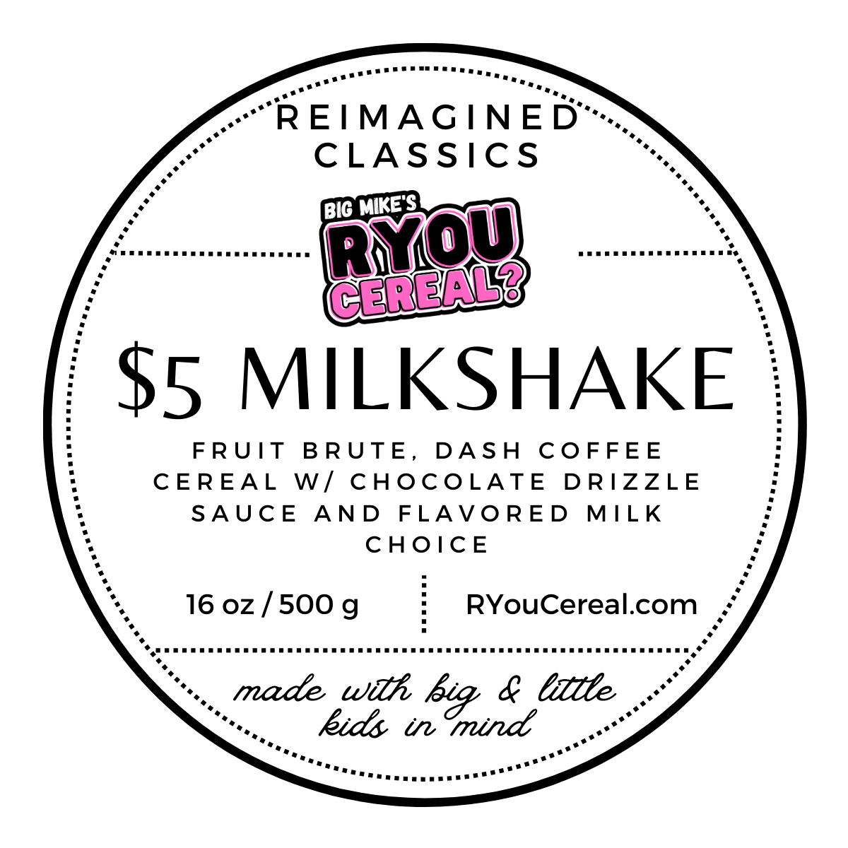 $5 Milkshake